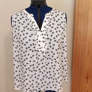 Talbots sleeveless blouse